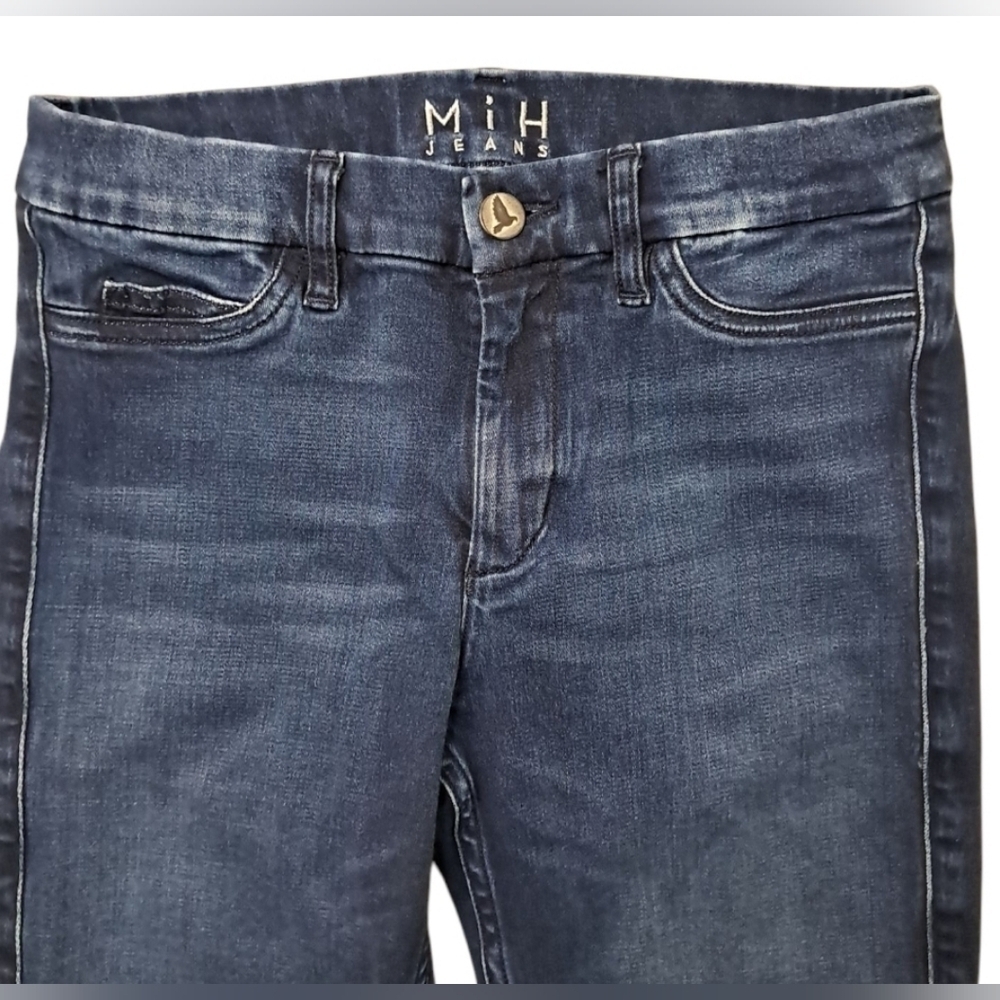 Anthropologie MiH The Skinny Marrakesh Mid Rise Kick Flare Jeans Size 25 - Picture 2 of 13